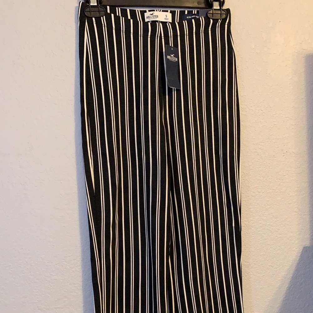 Black&white Flare pants